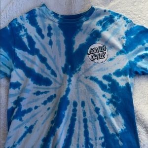 tye-dye santa cruz t-shirt